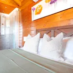 Wooden House With Private Pool Lush Garden Ferienhaus